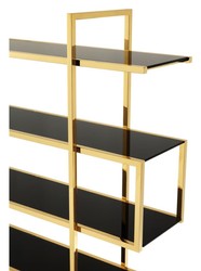 Casa Padrino armadio in lussuoso scomparto oro 160 x 42 x H. 180 cm - arredamento di design dell'hotel