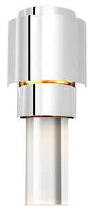 Casa Padrino living room wall lamp silver 15 x 10 x H. 37 cm - luxury quality