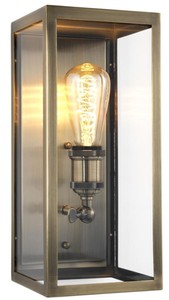 Casa Padrino luxury wall light antique brass 16 x 16 x H. 36 cm - hotel restaurant wall lamp