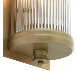 Casa Padrino luxury living room wall lamp brass 13 x 11 x H. 29 cm - Hotel Furniture