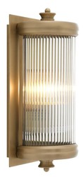 Casa Padrino luxury living room wall lamp brass 13 x 11 x H. 29 cm - Hotel Furniture