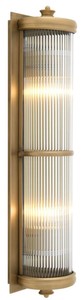 Casa Padrino luxury living room wall lamp brass 13 x 11 x H. 52 cm - Hotel Furniture