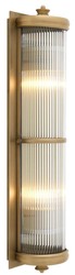 Casa Padrino lampada da parete di lusso da soggiorno in ottone 13 x 11 x H. 52 cm - Arredo Hotel
Casa Padrino applique in argento con vetro trasparente 42 x 23 x H. 20 cm - qualità di lusso