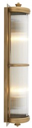 Casa Padrino lampada da parete di lusso da soggiorno in ottone 13 x 11 x H. 52 cm - Arredo Hotel
Casa Padrino applique in argento con vetro trasparente 42 x 23 x H. 20 cm - qualità di lusso