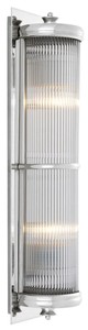 Casa Padrino luxury living room wall lamp silver 13 x 11 x H. 52 cm - Hotel Furniture