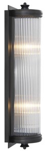 Casa Padrino Luxus Wohnzimmer Wandlampe Bronze 13 x 11 x H. 43 cm - Hotel Möbel