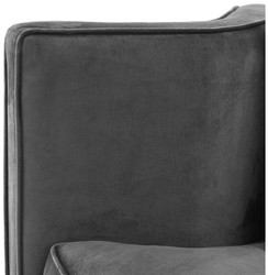 Casa Padrino sofá de lujo gris 226 x 110 x H. 74 cm - muebles de sala de lujo