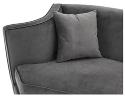 Casa Padrino sofá de lujo gris 226 x 110 x H. 74 cm - muebles de sala de lujo