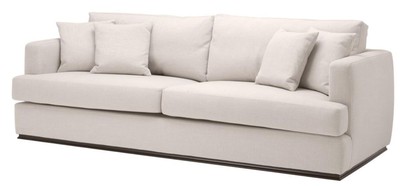 Casa Padrino sofá de salón color natural 234 x 103 x H. 86 cm - calidad de lujo