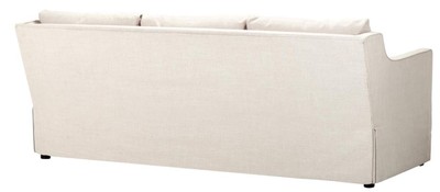 Casa Padrino Luxus Hotel Sofa Naturfarbig 230 x 100 x H. 83 cm - Hotel Möbel
