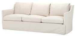 Casa Padrino luxury hotel sofa natural color 230 x 100 x H. 83 cm - Hotel Furniture