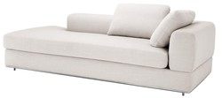 Casa Padrino sofá de diseño color natural lado derecho 231 x 101 x H. 85 cm - muebles de salón de lujo