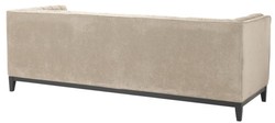 Casa Padrino sofá de lujo greige 230 x 81 x H. 78 cm - colección de lujo