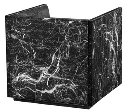 Poltrona hotel di lusso di Casa Padrino nero 71 x 70 x H. 68 cm - edizione limitata
