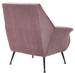 Casa Padrino silla de lujo en púrpura con patas negras 88 x 80 x H. 91 cm - muebles de diseño de club