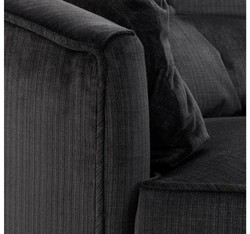 Casa Padrino chaise pivotante noir 90 x 86 x H. 72 cm - qualité de luxe