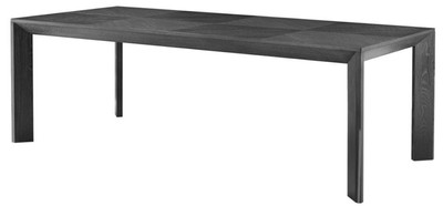 Casa Padrino table à manger de luxe en noir 225 x 100 x H. 75 cm - edition limitée