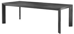 Casa Padrino mesa de comedor de lujo en negro 225 x 100 x H. 75 cm - Edición Limitada