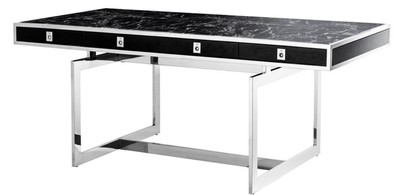 Casa Padrino scrivania in stile con 4 cassetti 190 x 90 x H. 74,5 cm - collezione di lusso