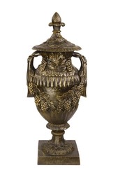 Casa Padrino Figurine da giardino di lusso - ghisa - aspetto in bronzo