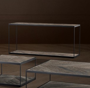 Casa Padrino Konsolentisch 160 x 45 x H. 72 cm - Luxus Wohnzimmermöbel
