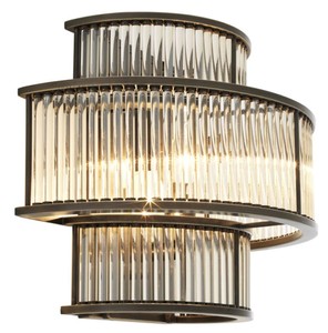 Casa Padrino Hotel Restaurant Wall Lamp Bronze 35 x 19 x H. 28 cm - Living room wall light