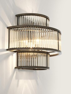 Casa Padrino Hotel Restaurant Wandlampe Bronze 35 x 19 x H. 28 cm - Wohnzimmer Wandleuchte