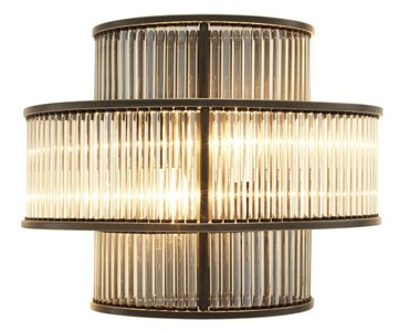 Casa Padrino Hotel Restaurant Wandlampe Bronze 35 x 19 x H. 28 cm - Wohnzimmer Wandleuchte