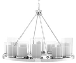 Casa Padrino lustre de luxe en argent 90 x H. 65 cm - collection restaurant hôtel
