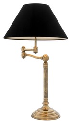 Casa Padrino luxury table lamp with swivel arm in vintage brass 27 x 50 x H. 90 cm - Living room furniture