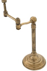 Casa Padrino luxury table lamp with swivel arm in vintage brass 27 x 50 x H. 90 cm - Living room furniture