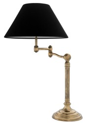 Casa Padrino luxury table lamp with swivel arm in vintage brass 27 x 50 x H. 90 cm - Living room furniture