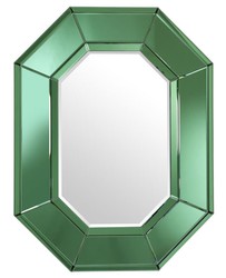 Casa Padrino espejo de pared de salón de lujo verde 80 x H. 106 cm - espejo de diseño
