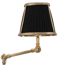 Casa Padrino applique murale de luxe laiton antique 29 x 17 x H. 77 cm - collection de restaurant de l'hôtel