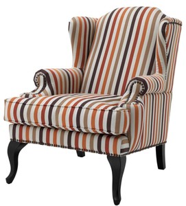 Casa Padrino armchair multi-colored with black legs 81 x 104 x H. 104 cm - luxury collection