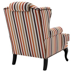Casa Padrino armchair multi-colored with black legs 81 x 104 x H. 104 cm - luxury collection