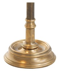 Casa Padrino lámpara de mesa de lujo vintage latón 16 x 20,5 x H. 82 cm - lámpara de mesa de estilo antiguo