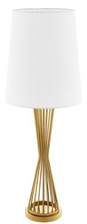 Casa Padrino lámpara mesa de luz hotel de lujo de oro 18 x 35 x H. 98 cm - colección de hotel