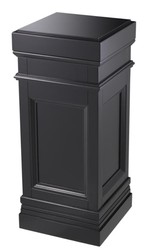 Casa Padrino Colonna Nero 44 x 44 x H. 103 cm - Tavolino di lusso