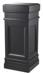 Casa Padrino Colonna Nero 44 x 44 x H. 103 cm - Tavolino di lusso