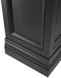 Casa Padrino Colonna Nero 44 x 44 x H. 103 cm - Tavolino di lusso