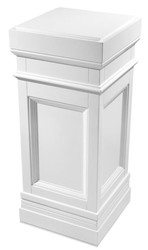 Colonna Casa Padrino Bianco 44 x 44 x H. 103 cm - tavolino di lusso