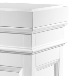 Colonna Casa Padrino Bianco 44 x 44 x H. 103 cm - tavolino di lusso