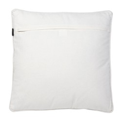 Casa Padrino cuscino decorativo in bianco / arancione / rosso 50 x H. 50 cm - Accessori da soggiorno di lusso