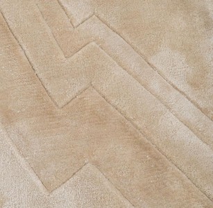 Casa Padrino Luxus Designer Teppich Beige Durchmesser 280 cm - Limited Edition