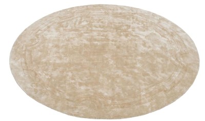 Casa Padrino Alfombra de Lujo de Lujo Beige Diámetro 280 cm - Edición Limitada