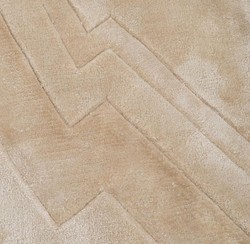 Casa Padrino Luxury Designer Carpet Beige Diameter 280 cm - Limited Edition