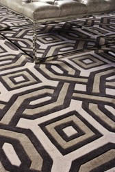Casa Padrino tapis de designer en laine de Nouvelle Zélande 200 x 300 cm - Tapis de salon de luxe