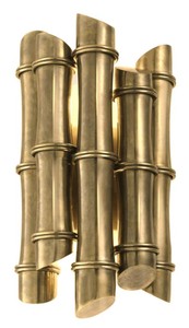 Casa Padrino Luxus Wohnzimmer Wandleuchte Vintage Messing 22,5 x 15 x H. 41 cm - Designer Kollektion