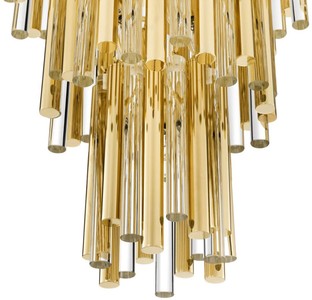 Casa Padrino Luxus Kronleuchter Gold Durchmesser 57 x H. 88 cm - Hotel Möbel